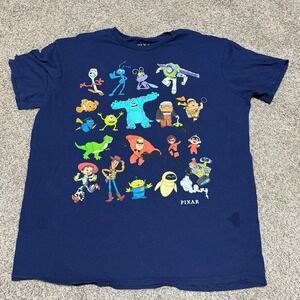 Shirt Disney Pixar Characters Graphic T Shirt Adult Large Blue Toy Story Nemo